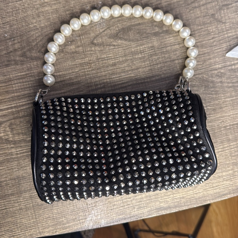 Montana West Women Crystal Rhinestone Handbags Bling Bag Mini Purse Party - Picture 3 of 6